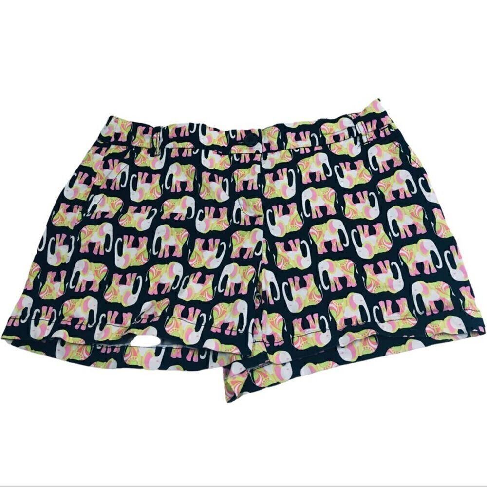 Croft & Borrow Elephant Print Shorts